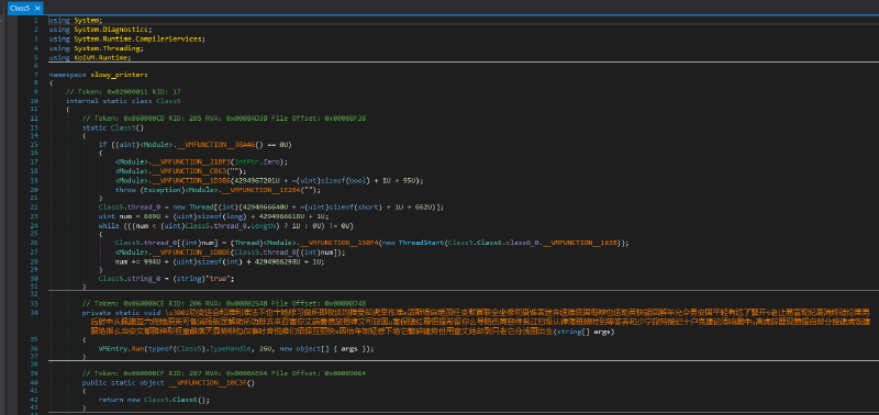 Decompiled EntryPoint class + decrypted constants